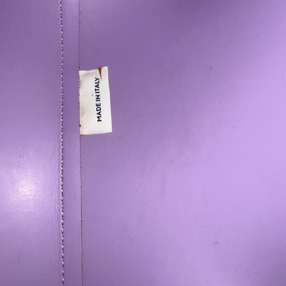 Mansur Gavriel Mini Leather Bucket Bag in Lavender - Picture 7 of 7